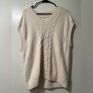 Abercrombie & Fitch Soft Cream Knit Sweater